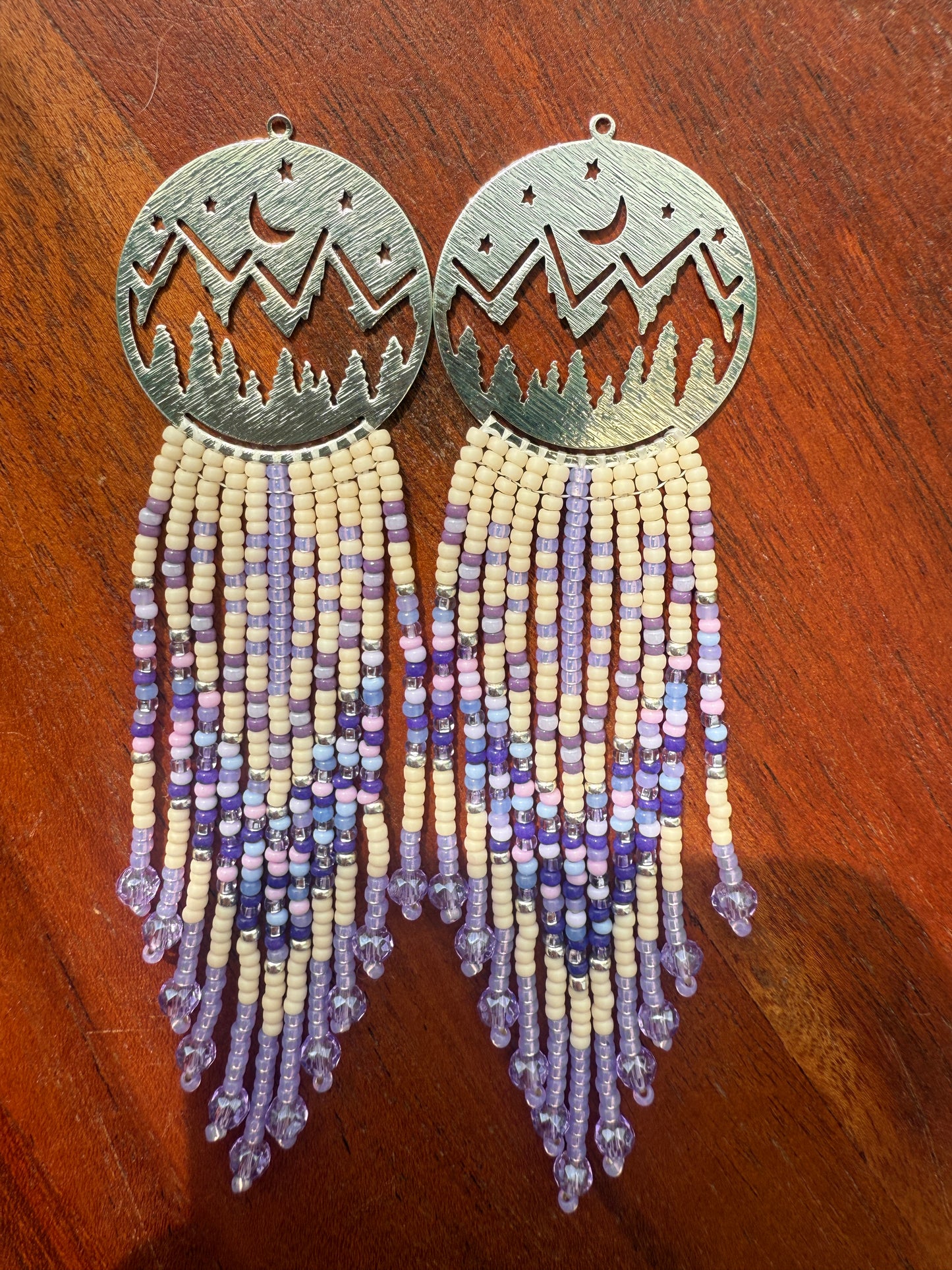 Purple Fringe on Mountain Range Frames