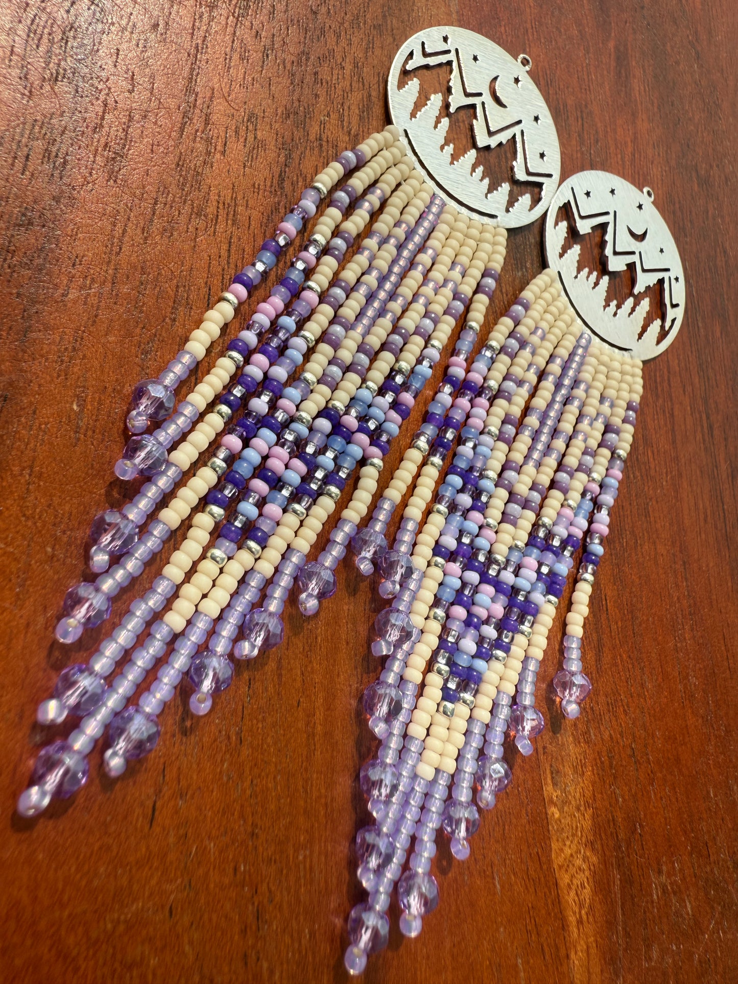Purple Fringe on Mountain Range Frames