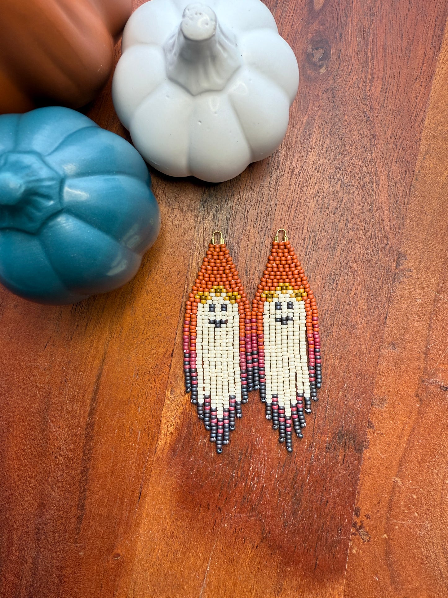 Terracotta/Dark Iris Flower Crown Ghosts