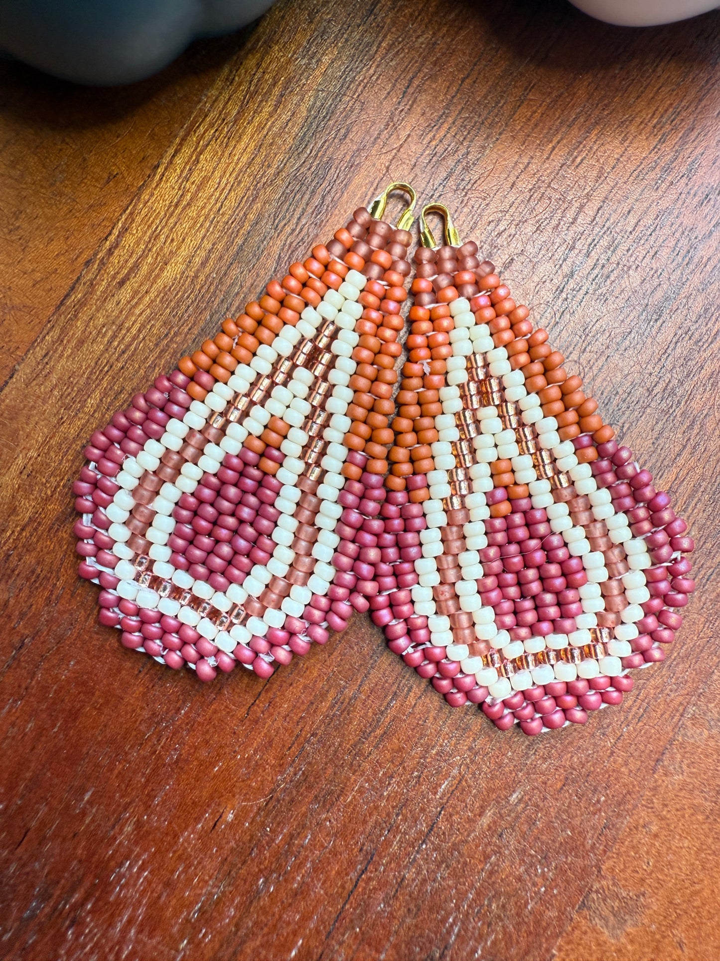 Terracotta Fall Brickstitch Drops