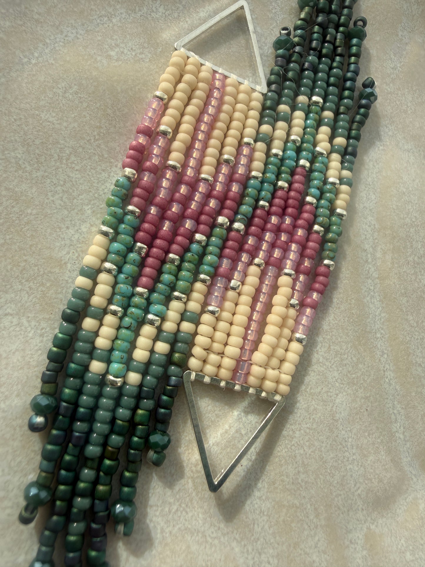 Mini Fringe (Cream, Rose, Turquoise)