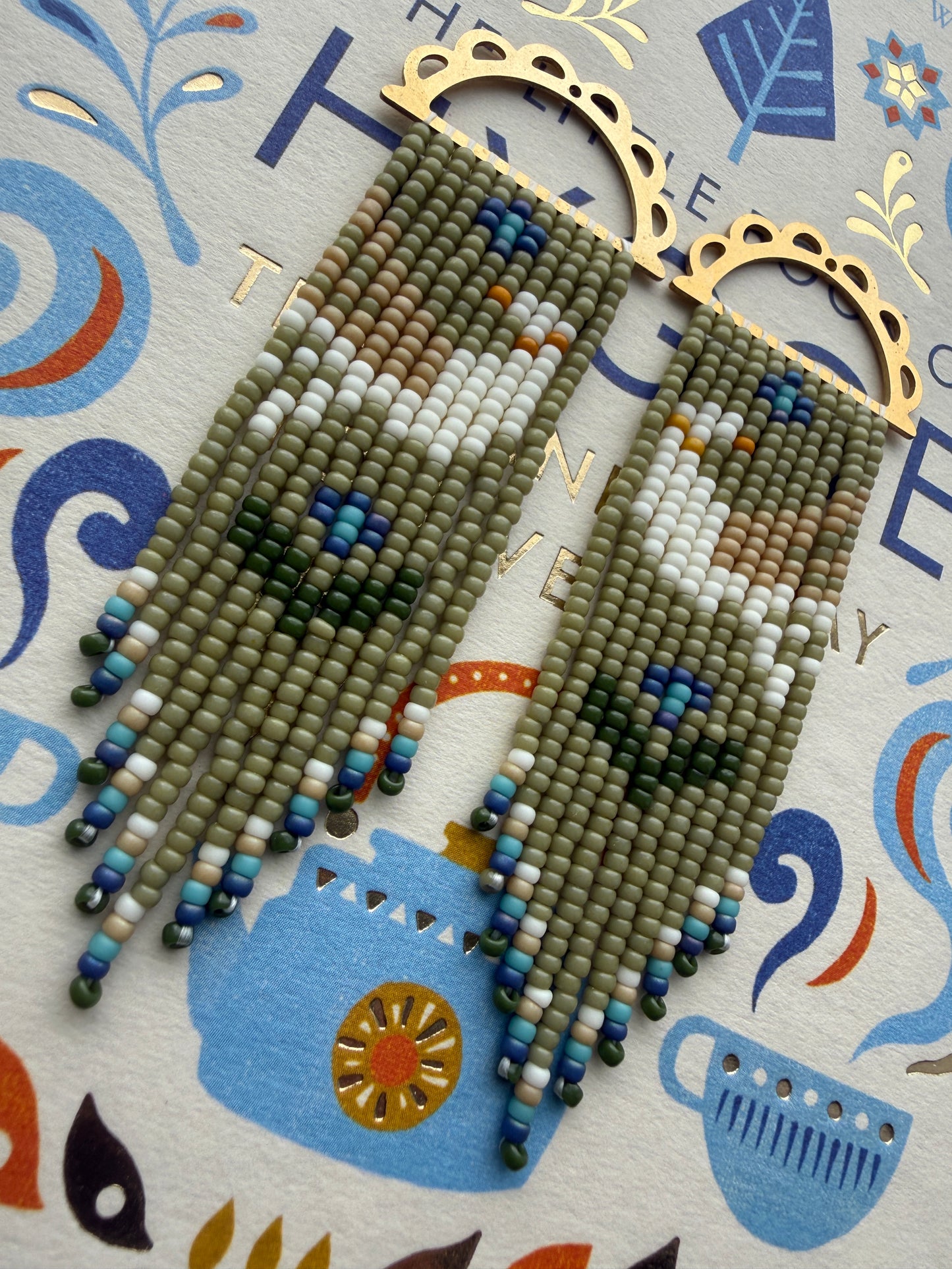 Folk Bird Fringe (Green)