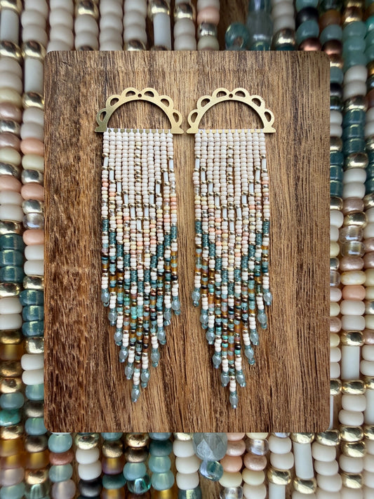 Fringe (Cream, Bead Mix)