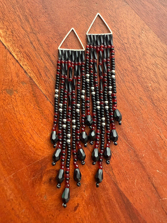 Black/Red Mini Fringe