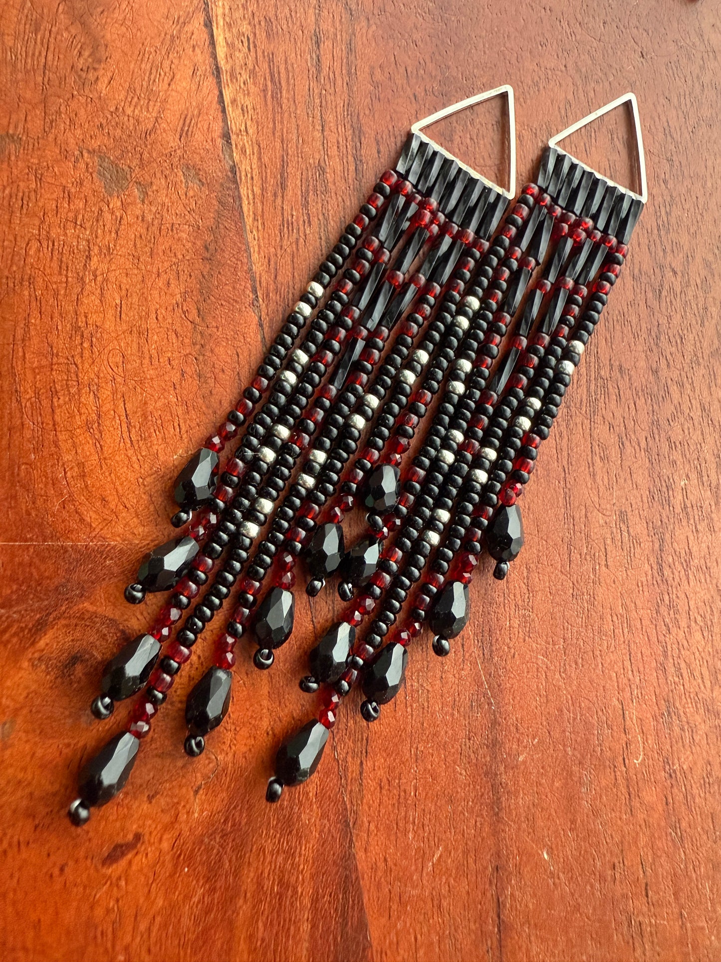 Black/Red Mini Fringe