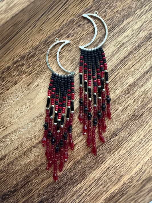 Red Moon Frame Fringe