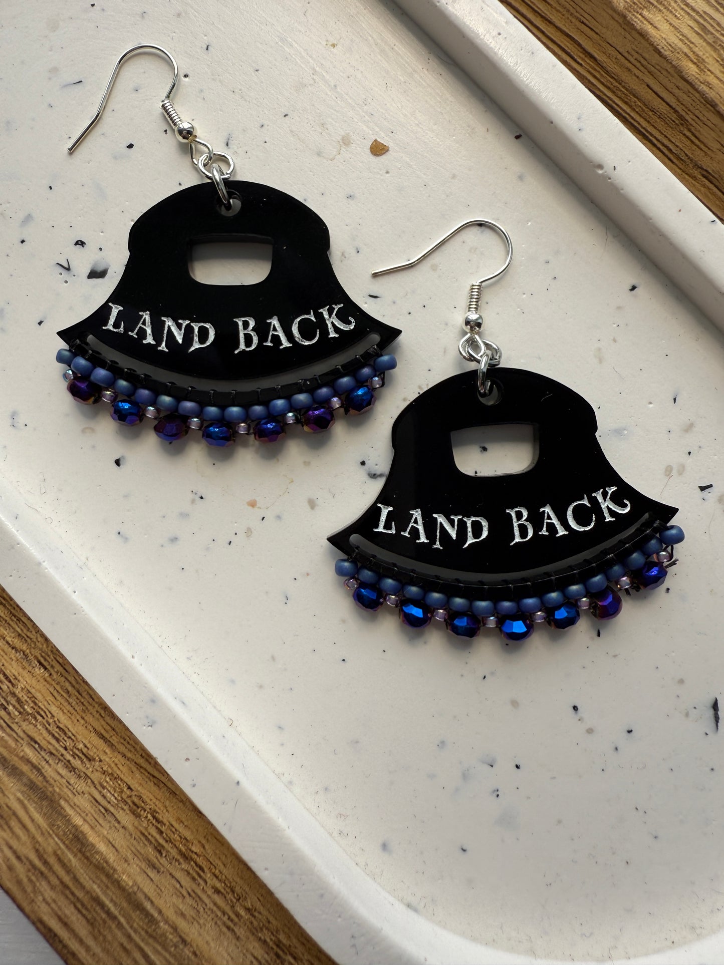 Land Back Black Ulu (LARGE)