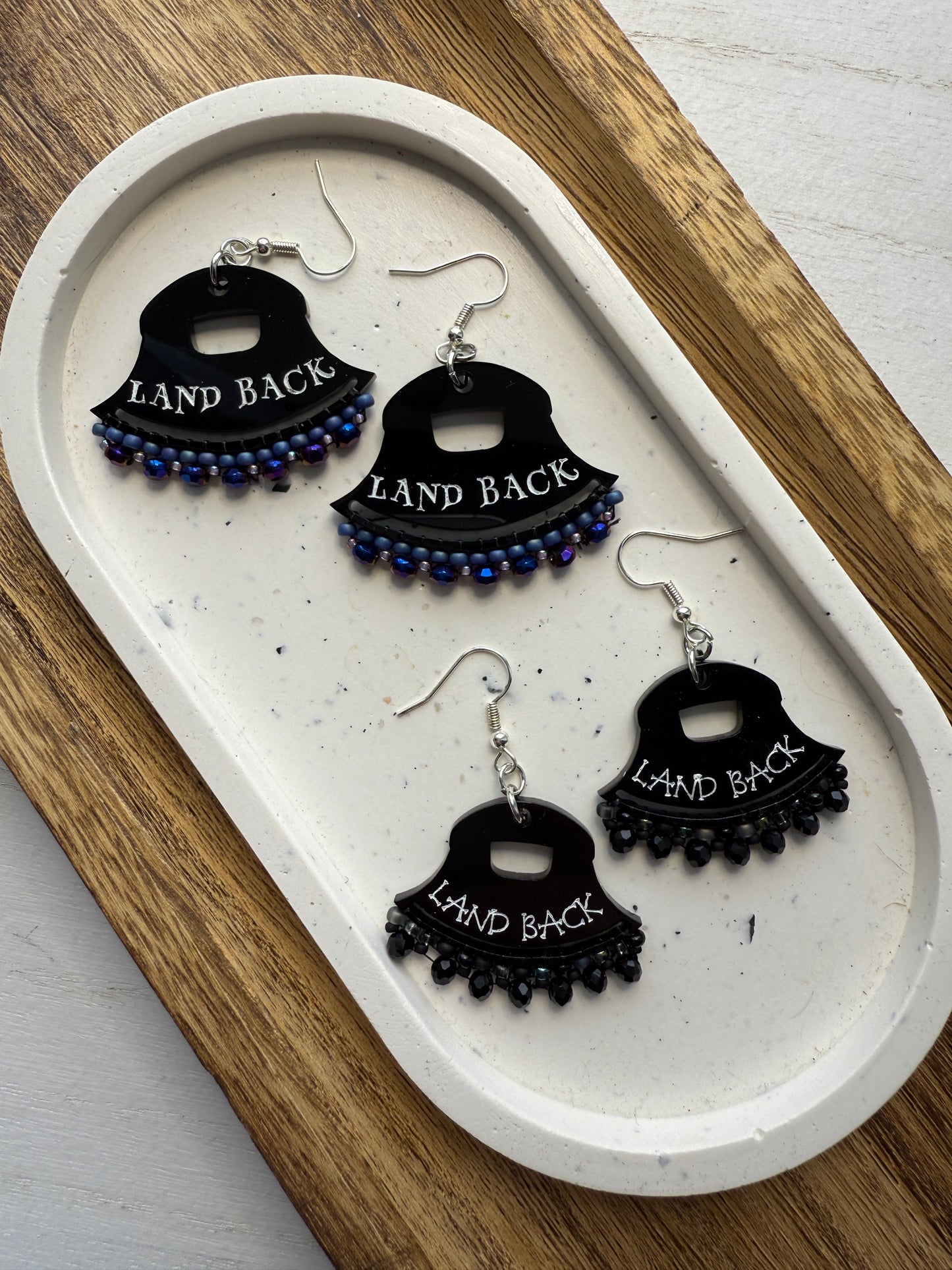 Land Back Black Ulu (LARGE)