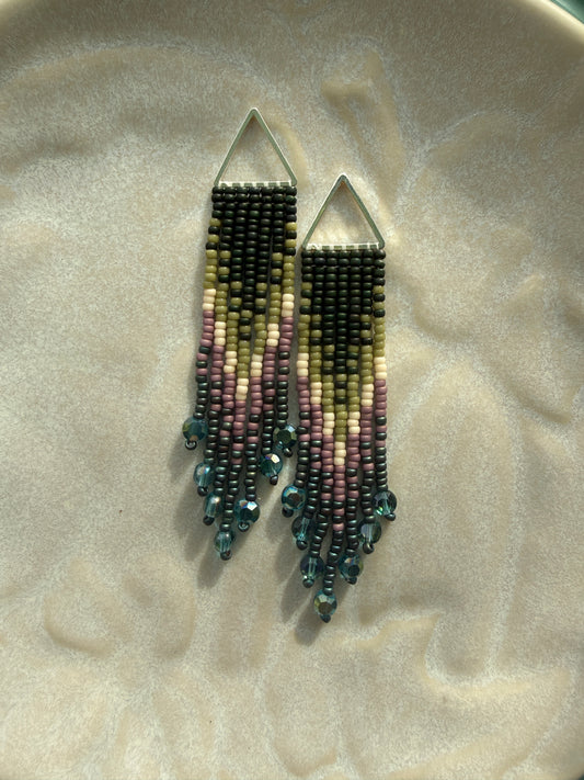 Mini Fringe (Green, Cream, Rose, Navy)