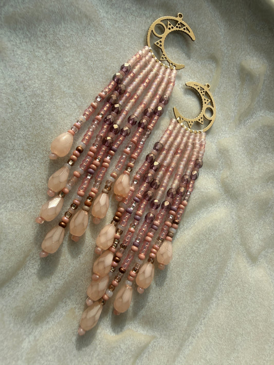 Mini Moon Fringe (Pink)