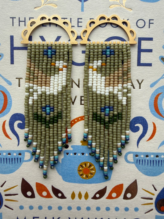 Folk Bird Fringe (Green)