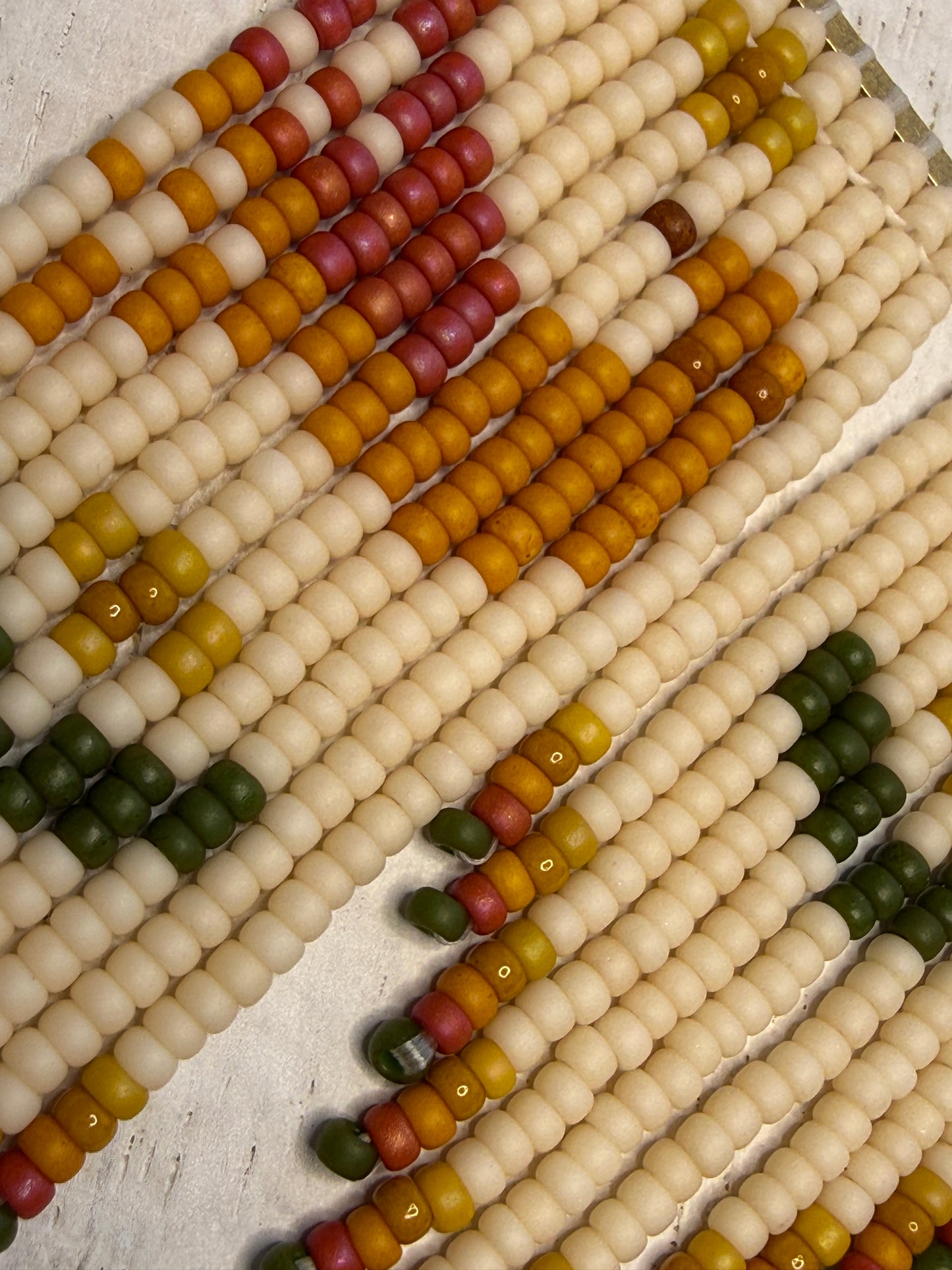 Folk Bird Fringe (Mustard)