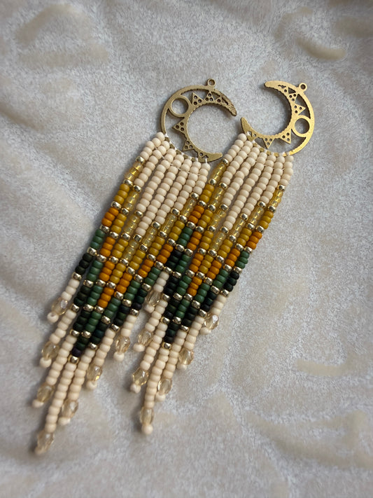 Mini Moon Fringe (Yellow, Green)