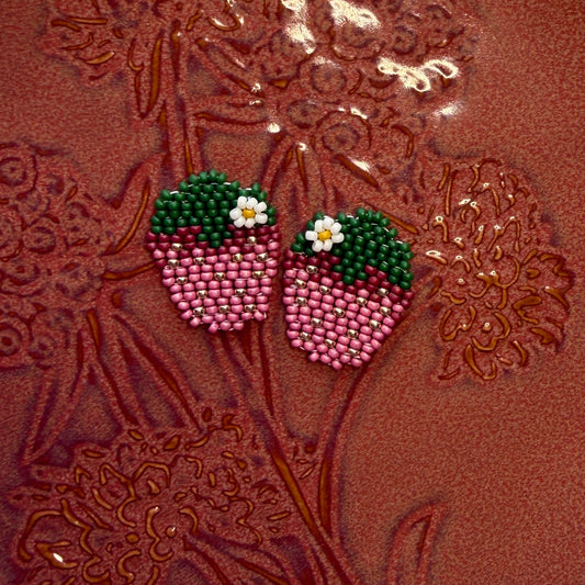 Strawberry (Magenta and Pink with 3D Flower)